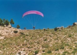 Salto en parapenle